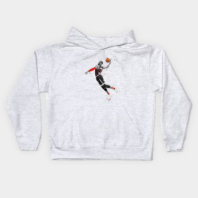 Russell Westbrook Kids Hoodie by Creativedy Stuff